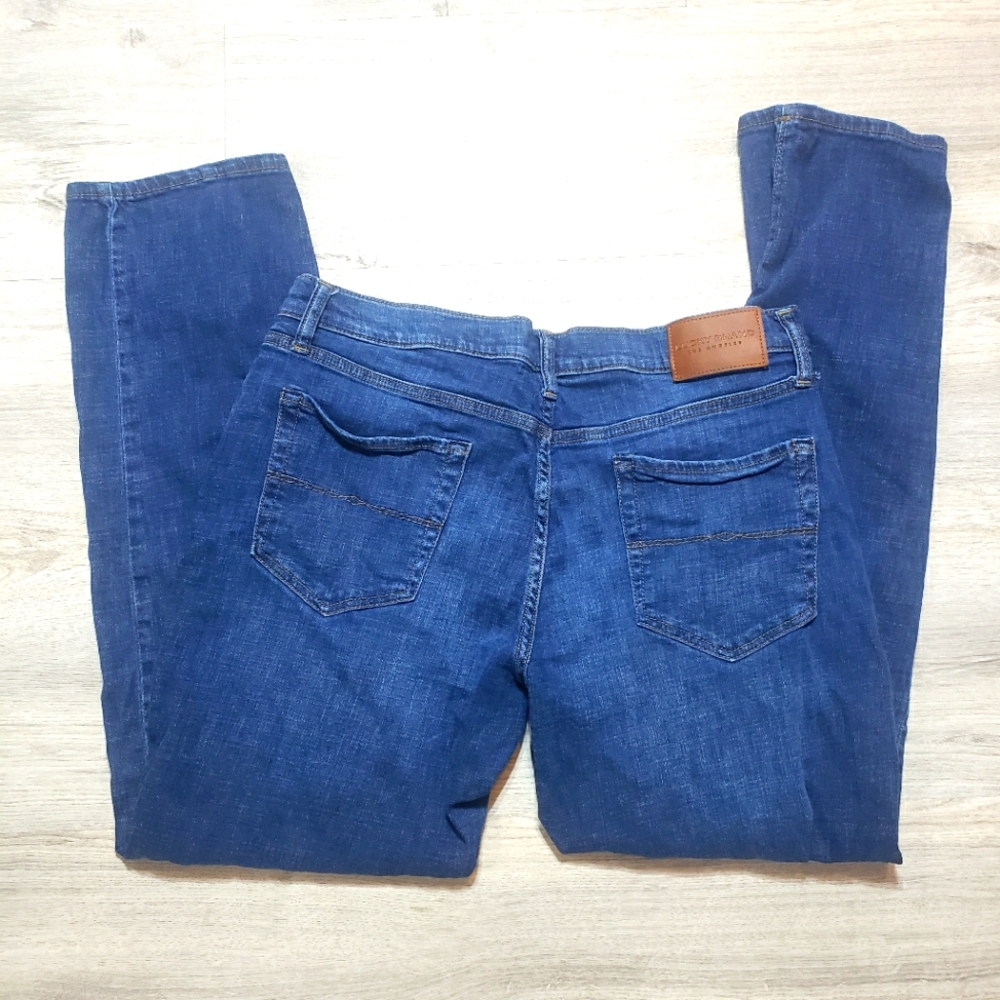 Lucky Brand Jeans..Slim Straight..Size 34x32